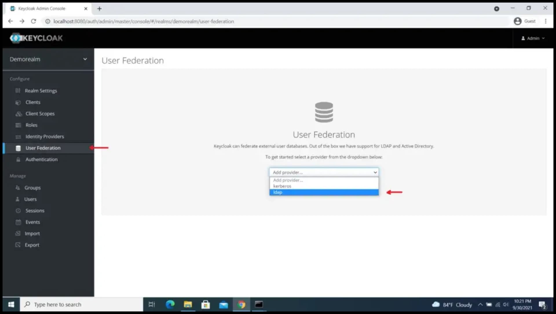 Integrate with Active Directory - Keycloak 1