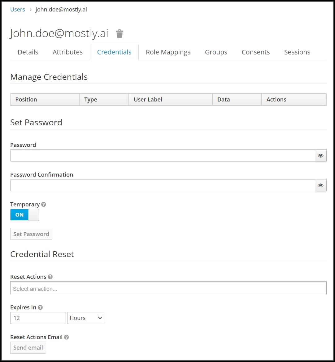 Users - Keycloak 3