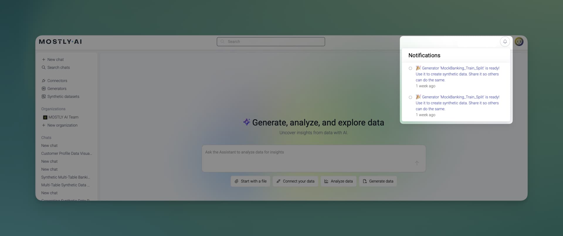 Notification center